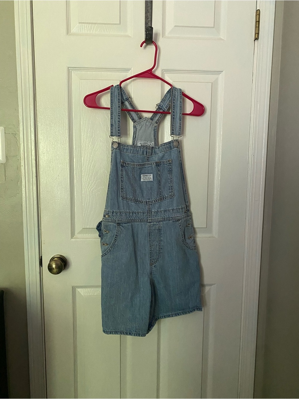 Levi’s Denim Short Overalls